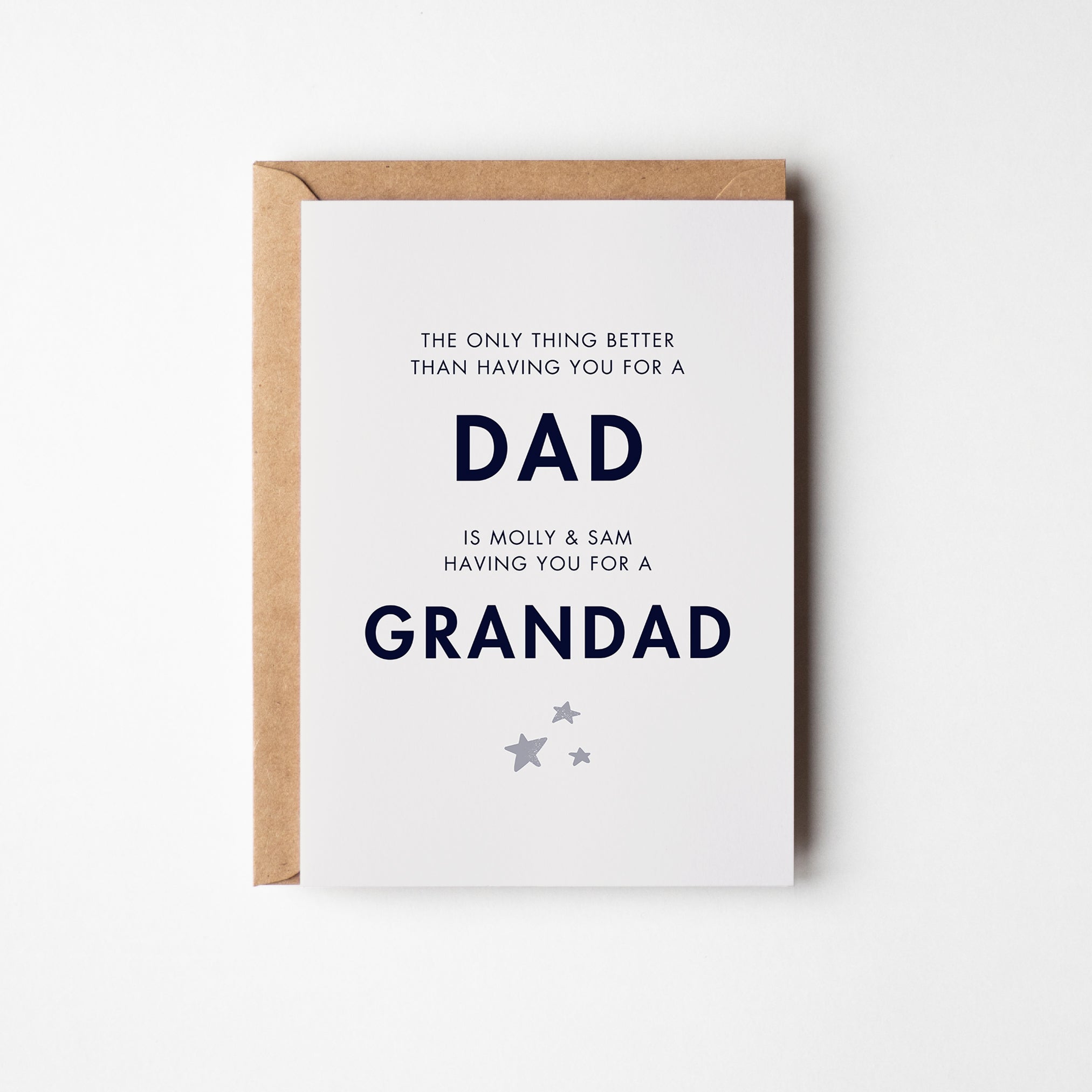 Personalised "The Only Thing Better" Father's Day Card