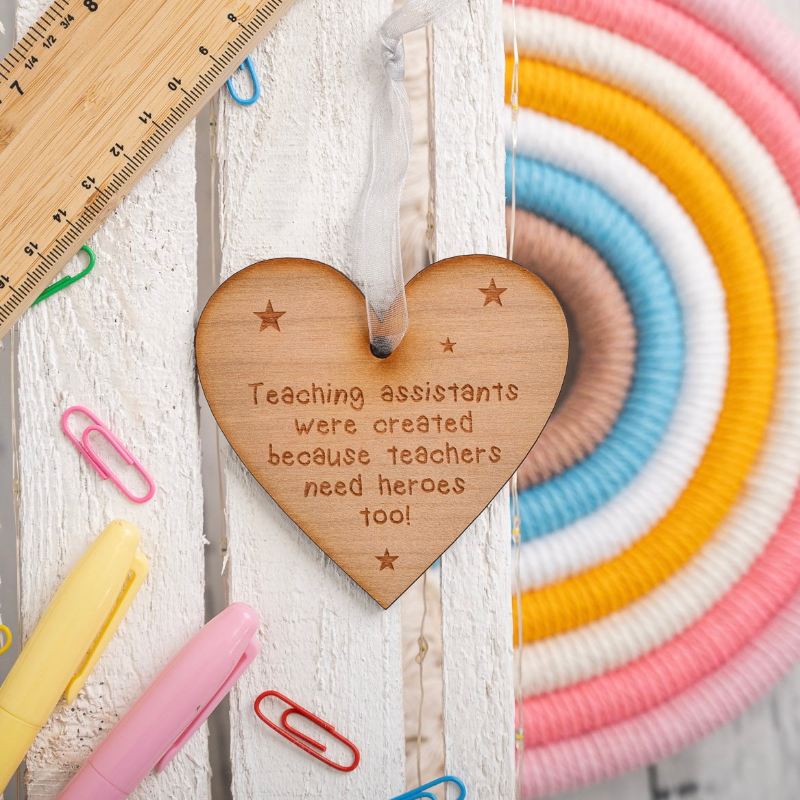 Teaching Assistant Hanging Heart