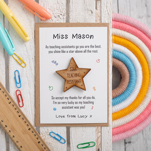 Shine Like A Star - Teaching Assistant Magnet