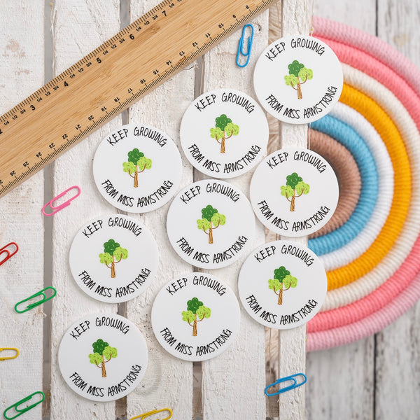 Keep Growing Personalised Keepsake Token