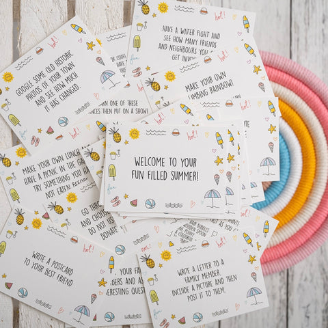 Summer Holiday Activity Cards