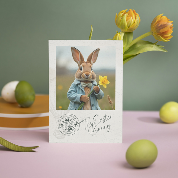 Official Signed Easter Bunny Photograph