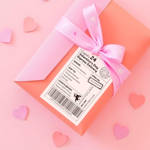 Valentine's Delivery 'Parcel' Sticker