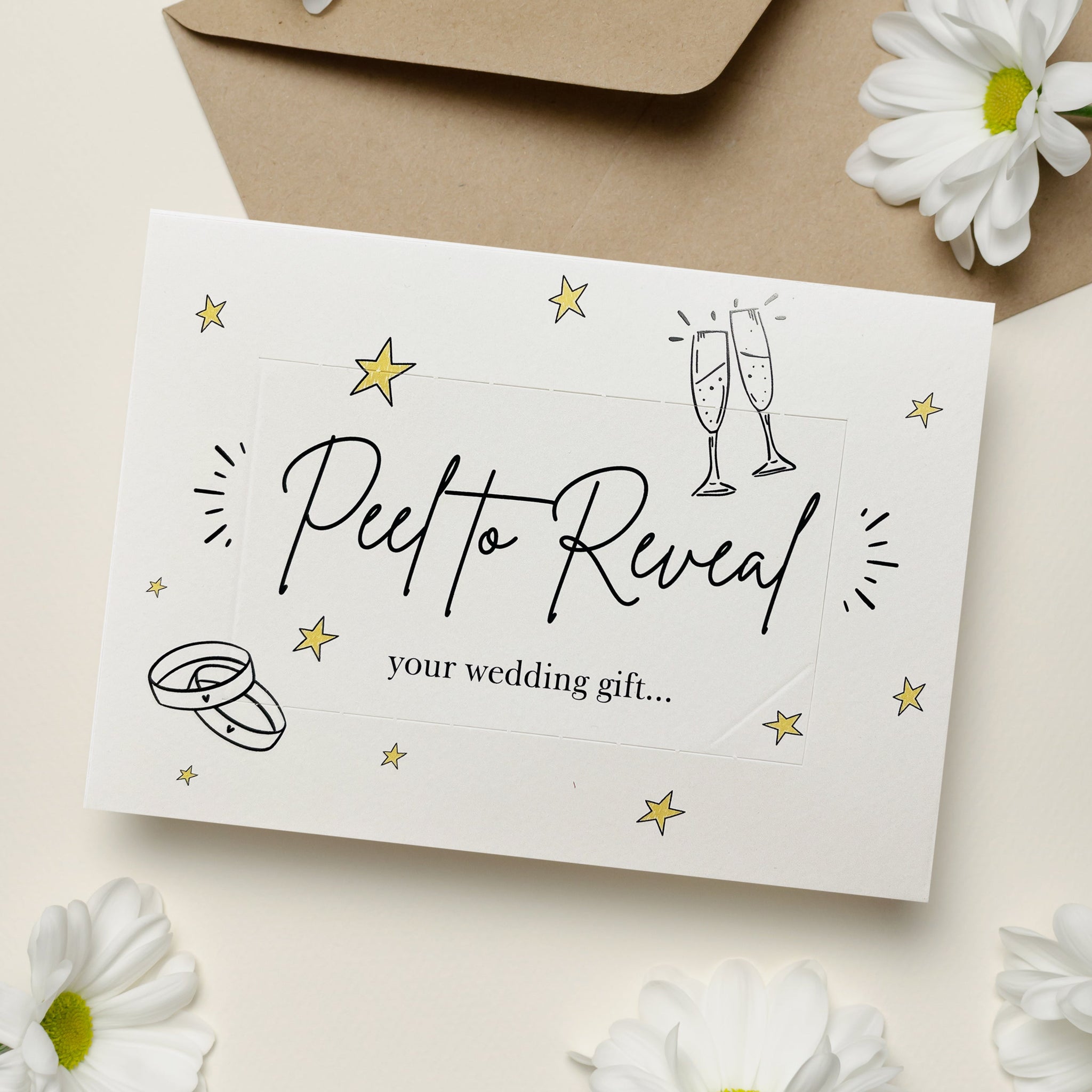 Wedding Gift Peel to Reveal