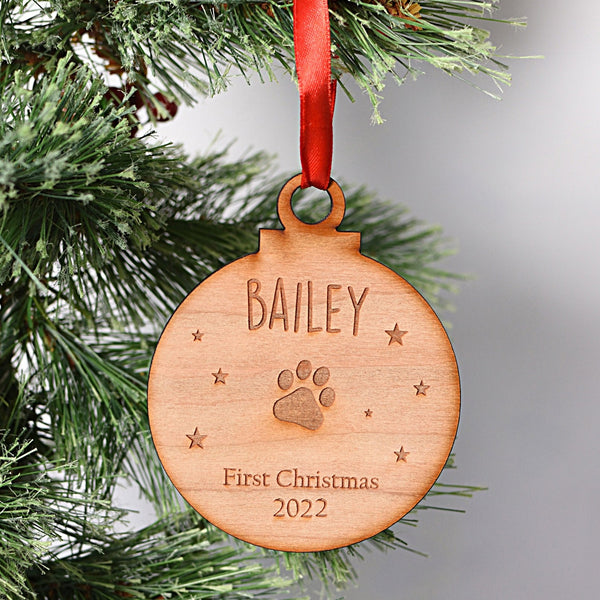 Dogs First Christmas Bauble