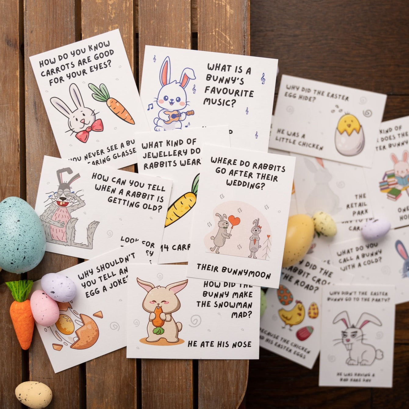 Easter Bunny Joke Cards