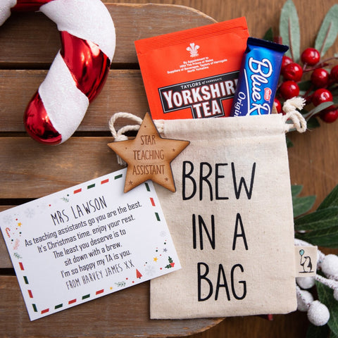 Christmas Brew in a Bag Teaching Assistant Gift