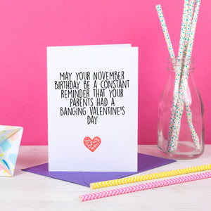 November Birthday Card