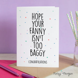 Baggy Fanny, Congratulations