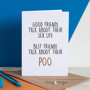Best Friend Talk About Poo