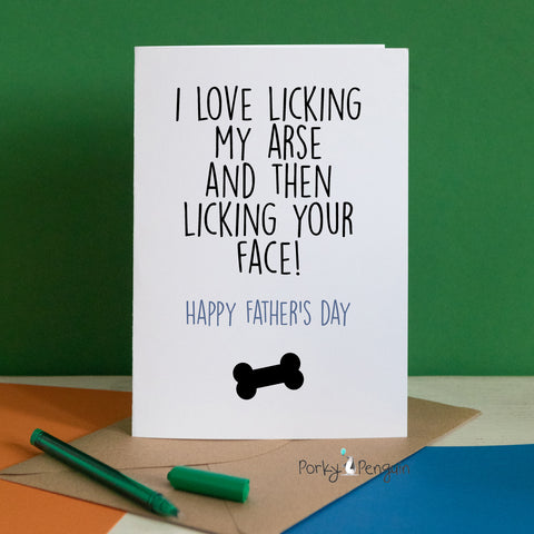 Father's Day From The Dog Card