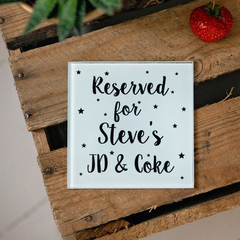 Glass drinks coaster any drink!