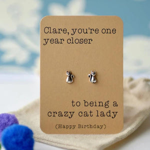 Crazy Cat Lady Earrings