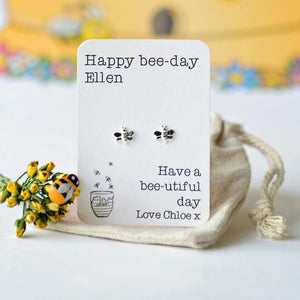 Happy Bee-day earrings