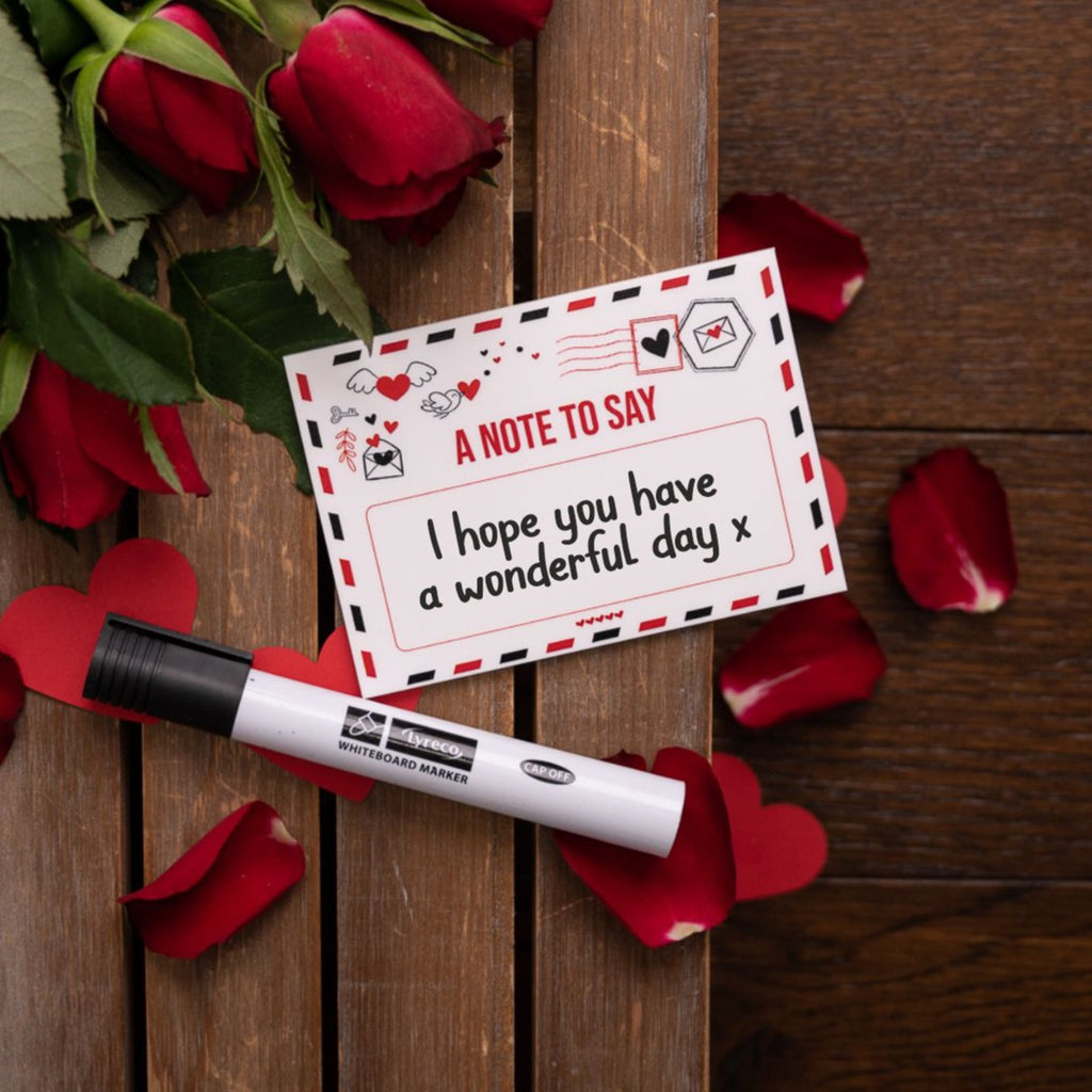 Note Message Board Reusable Drywipe Acrylic Love Note Message Board – Porky Penguin