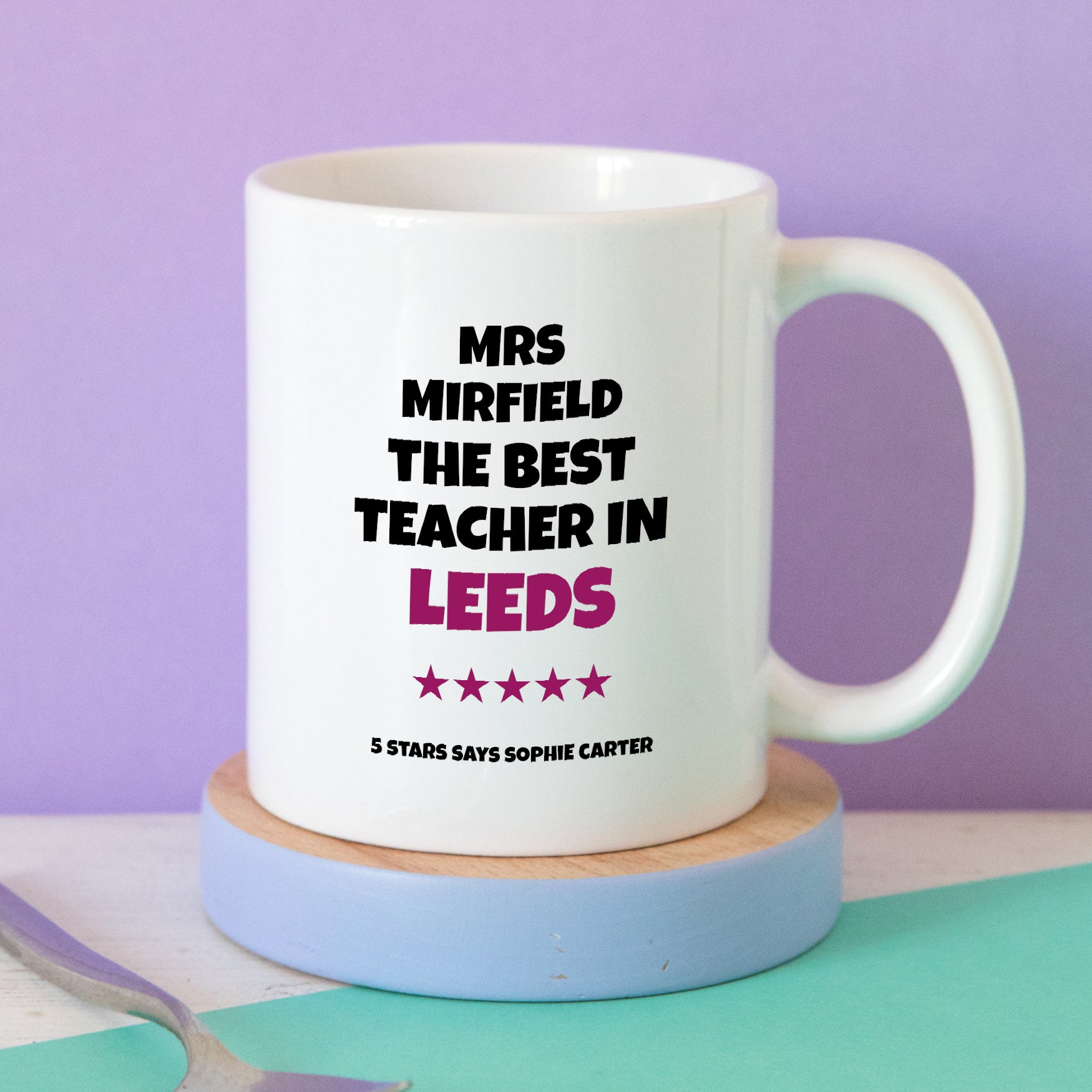 The Best Teacher in - Any Town - Mug