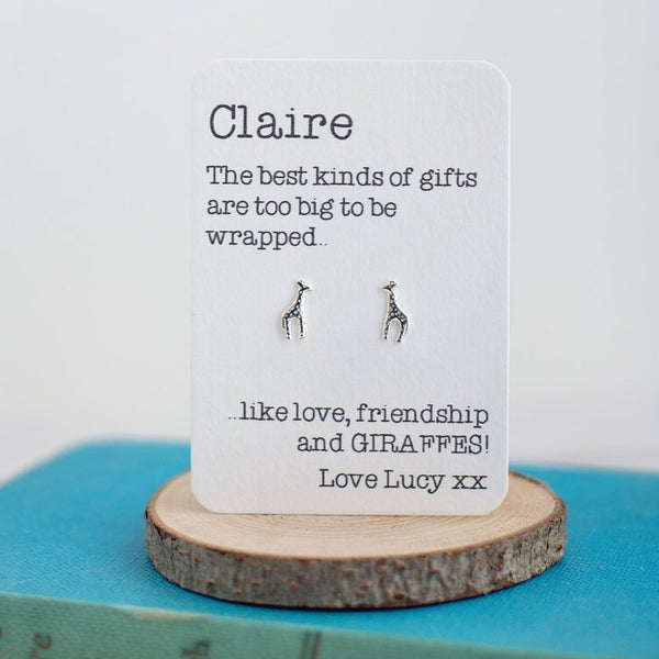 Love, friendship and Giraffe Earrings