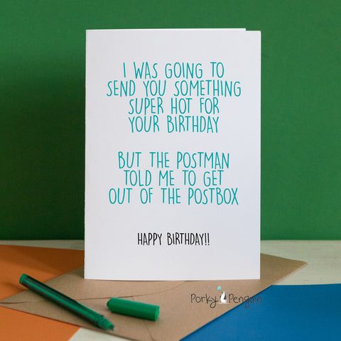 Something Super Hot For Your Birthday Card