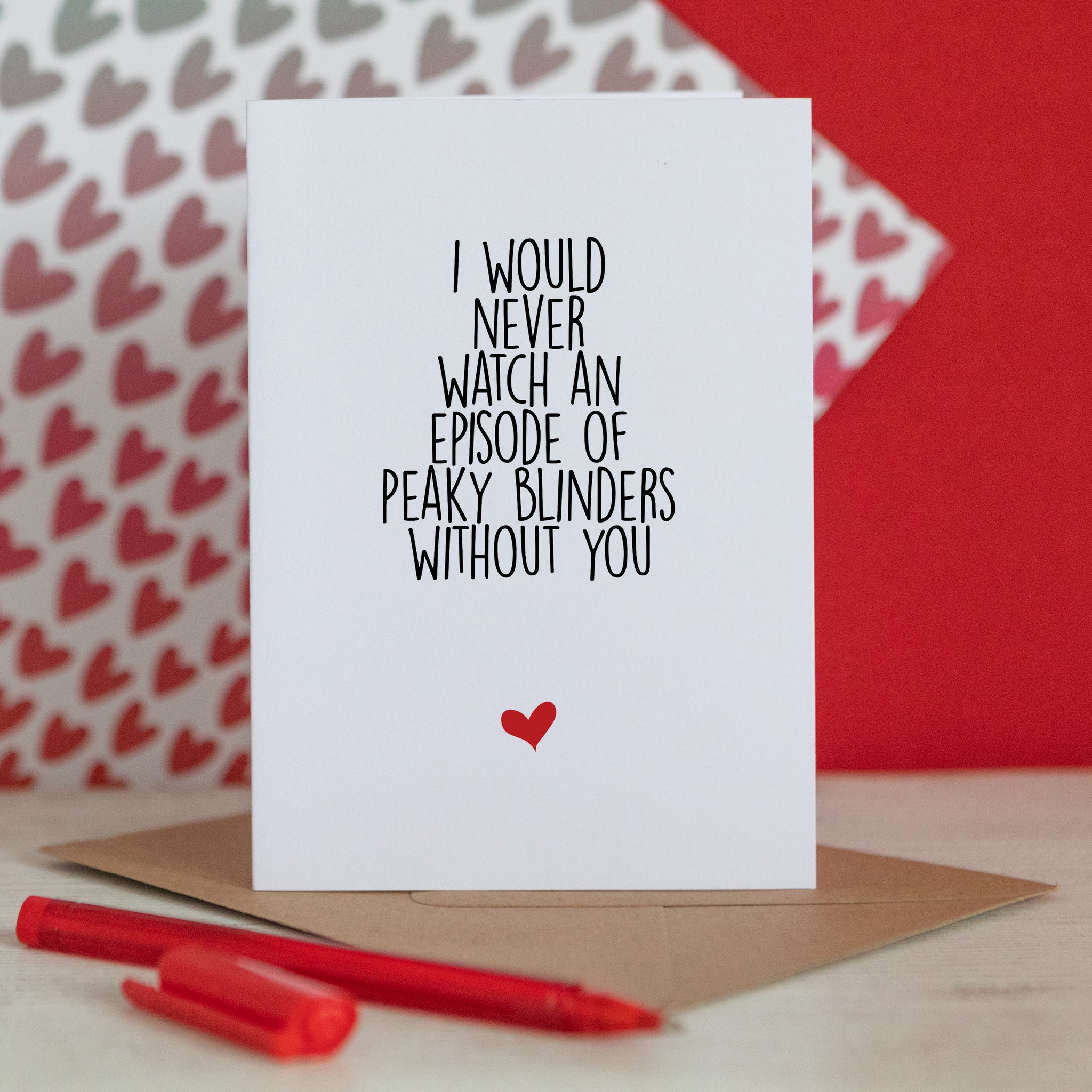 Peaky Blinders Valentine Card