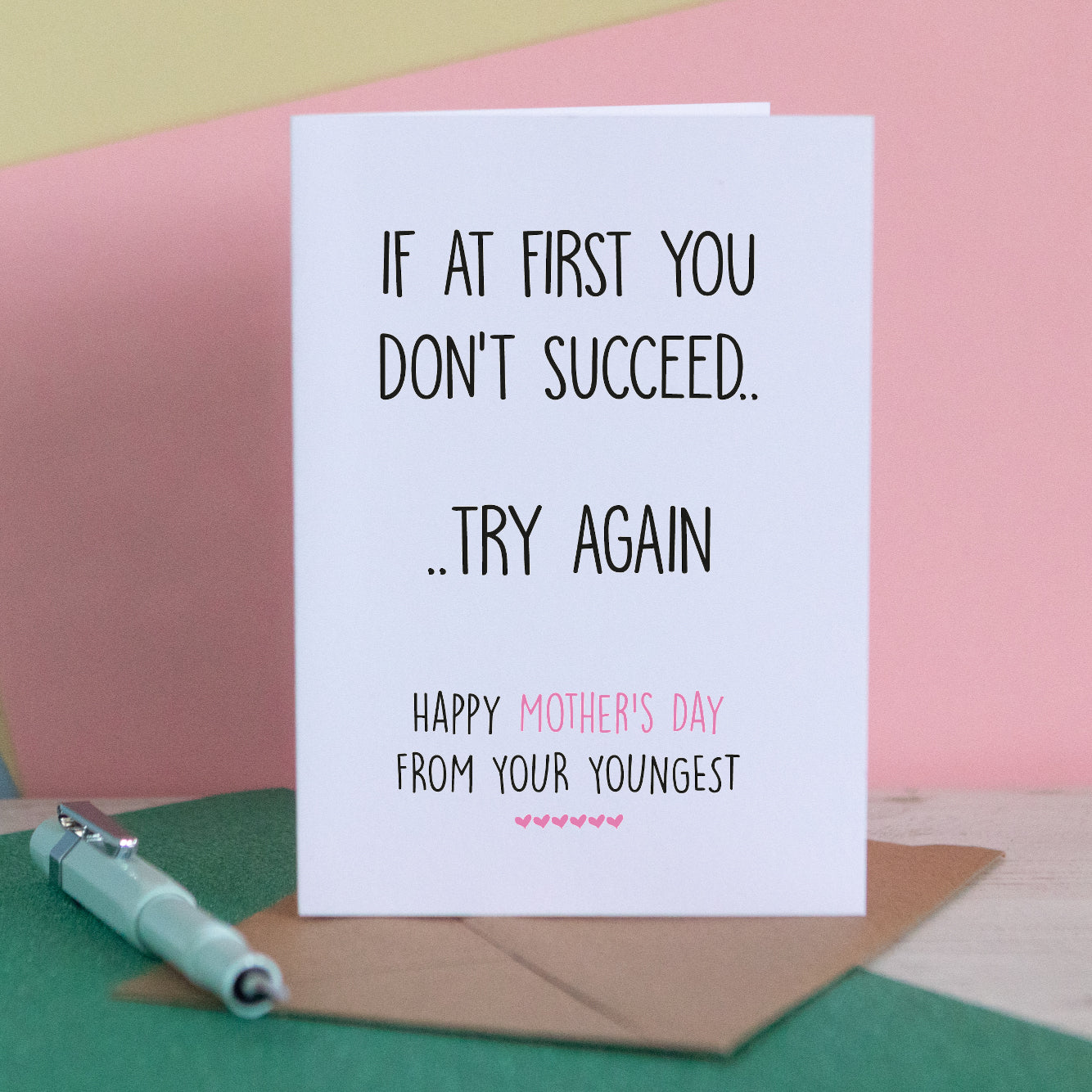 Traditional Mother's Day Card Mum From Daughter - 9 X 6 Inches