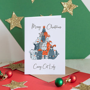 Merry Christmas Crazy Cat Lady