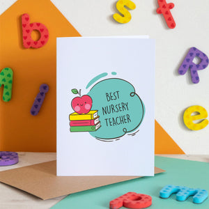 Best Nursery Teacher Card
