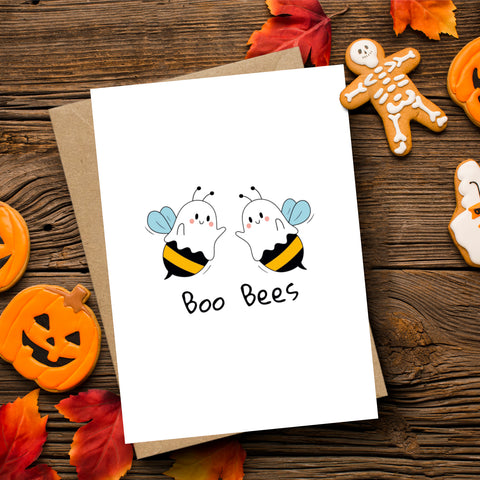 Boo Bees Halloween Card