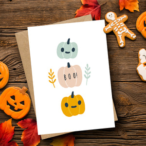 Boo Pumpkin Card