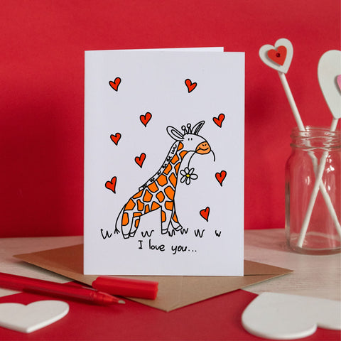 Little Valentine Giraffe
