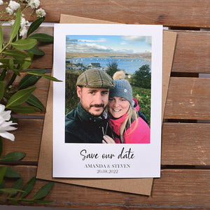 Polaroid Style Save the Date