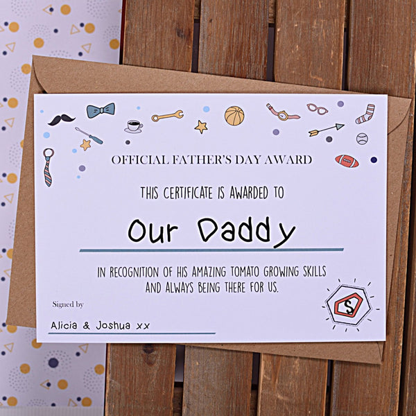Official Father's Day Award