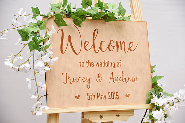 Wedding Welcome Sign - Eden Design
