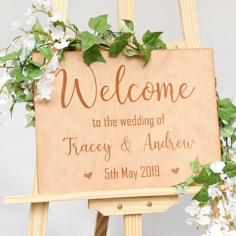 Wedding Welcome Sign - Eden Design