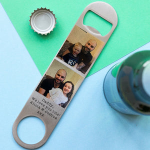 Stainless Steel Photo Bottle Opener