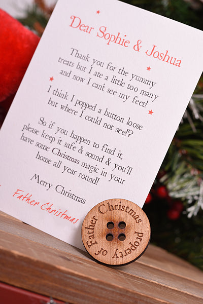 BEST SELLING - Father Christmas' Missing Button