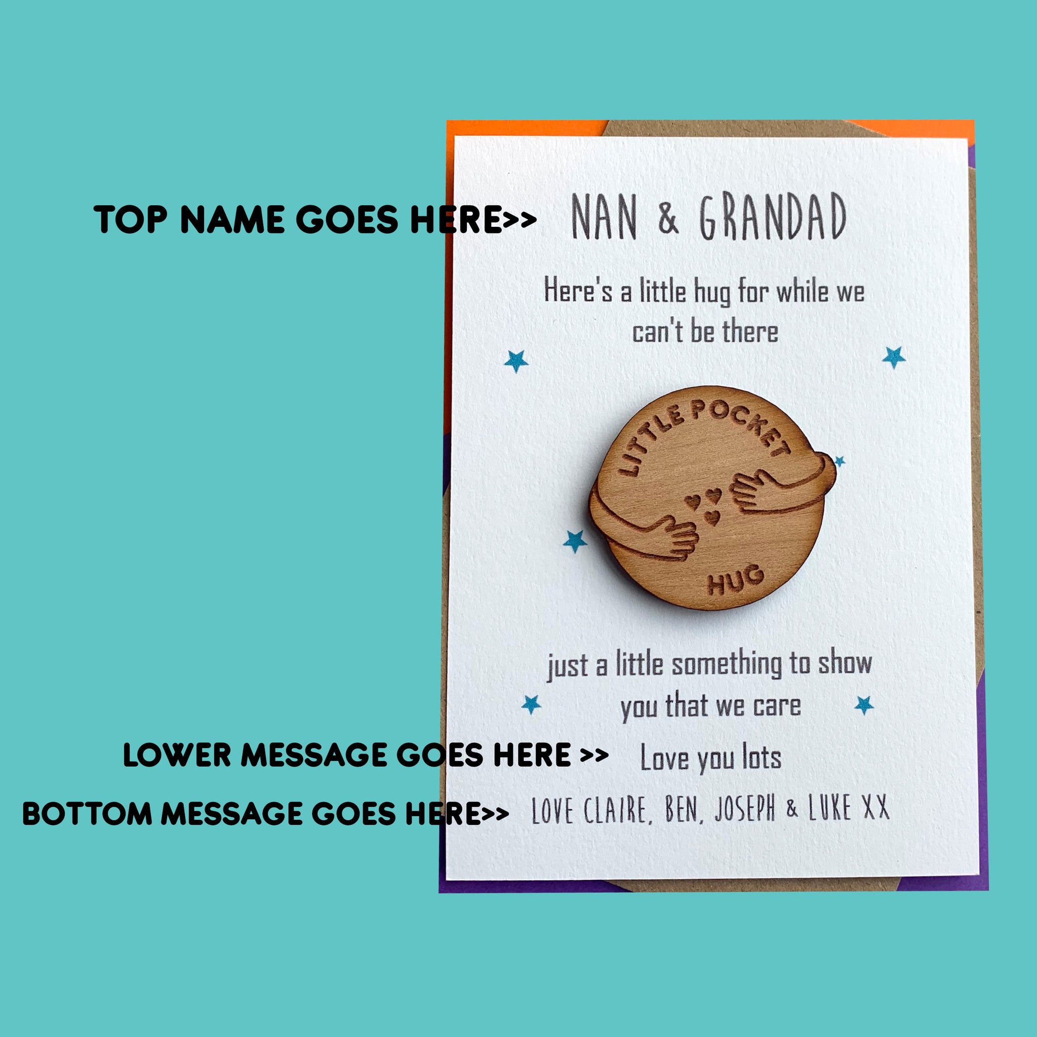 A Little Pocket Penguin Hug - Mini Glass Penguin Figurine With Encouragement Card, Anxiety Gift