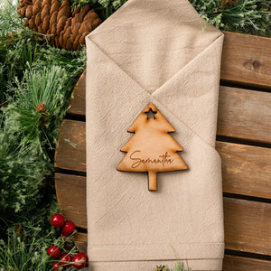 Christmas Tree Place Name/Gift Tag