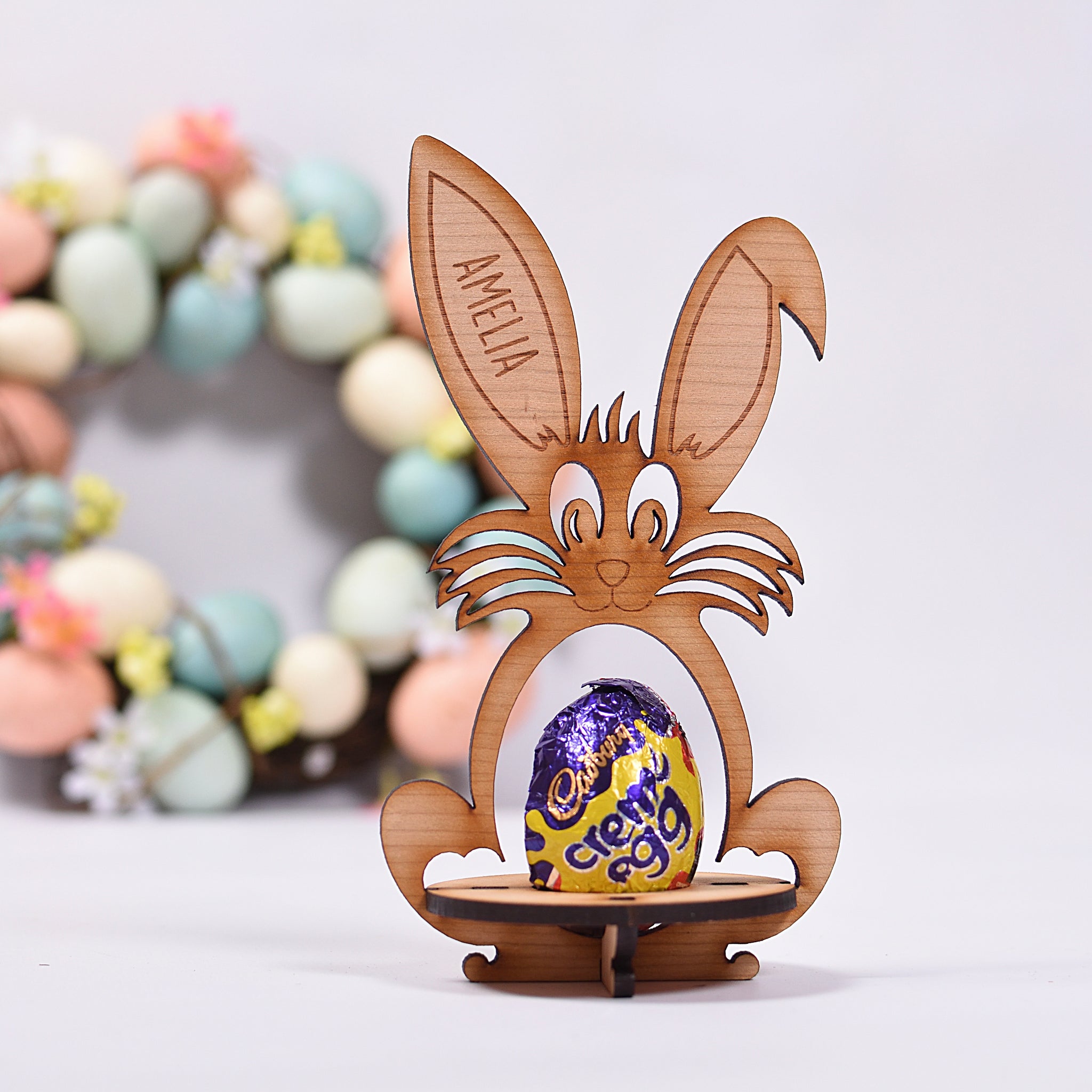 Personalised Bunny Easter Egg Holder