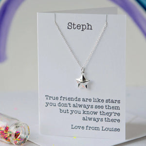 Friends Are Like Stars Necklace