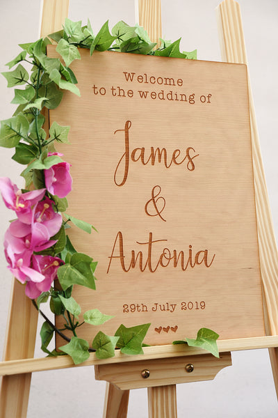 Wedding Welcome Sign - Serendipity Design