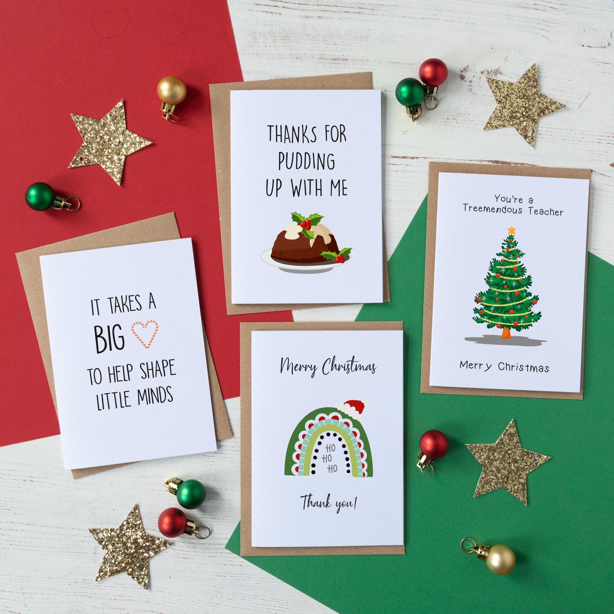 Teacher Mixed Multipack Christmas Cards